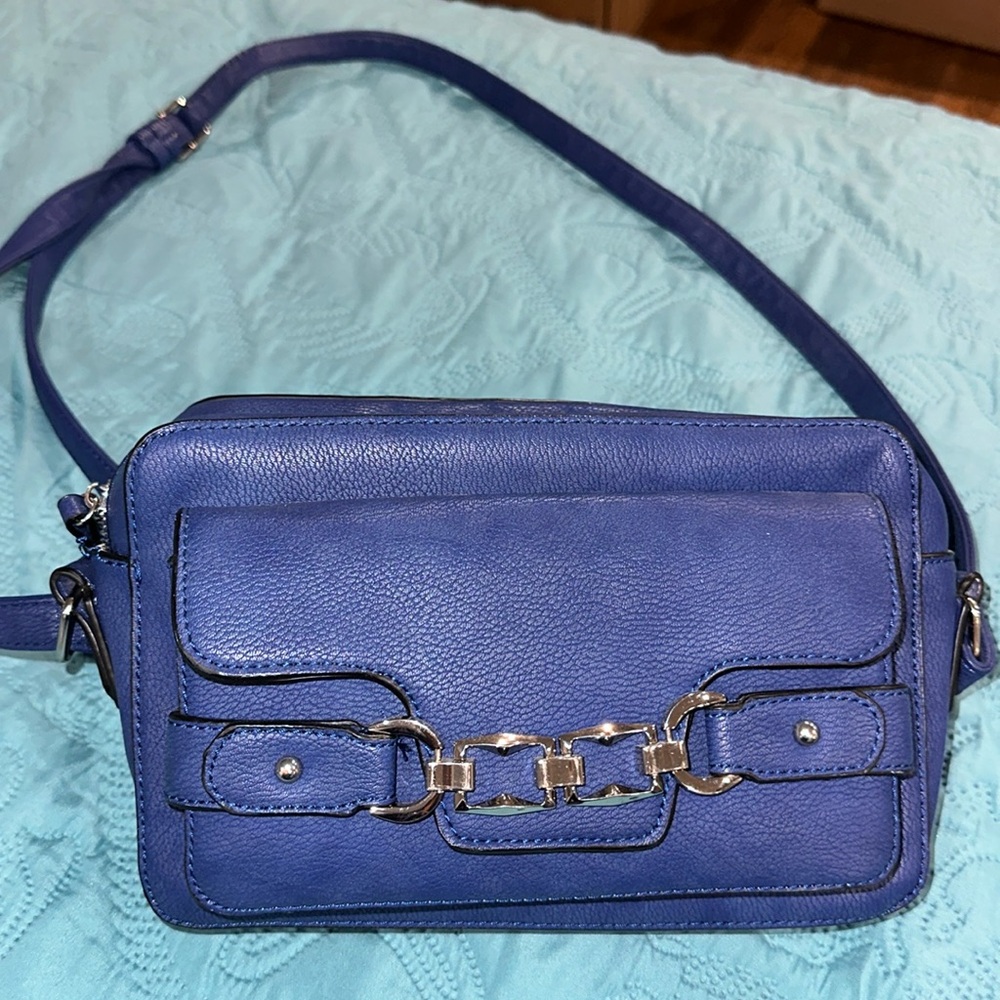 Blue Nordstrom crossbody bag. Used